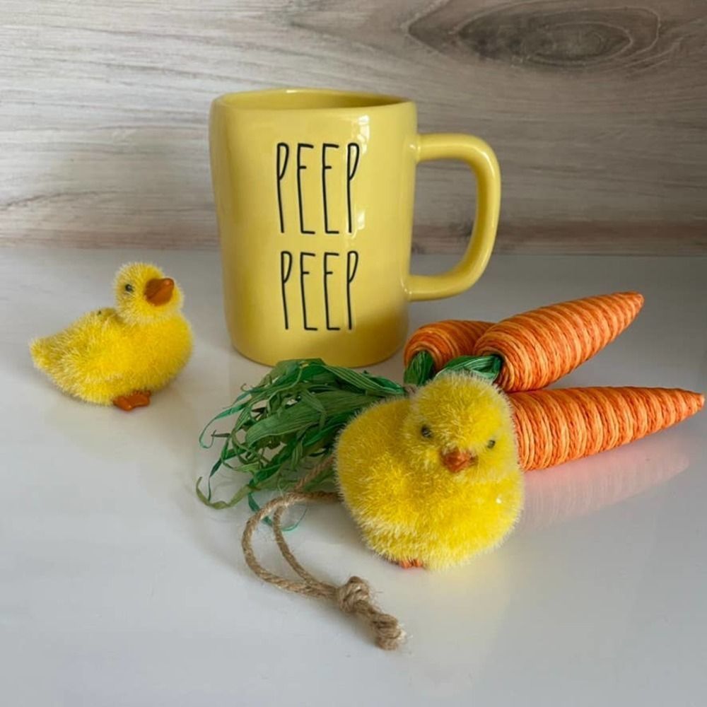 Rae Dunn Yellow PEEP PEEP Easter Mug - NEW
